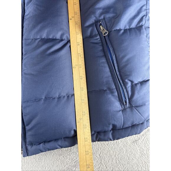 Abercrombie & Fitch Down Feather Puffer Vest Adult XL Blue Insulated Zip Up - Picture 7 of 7